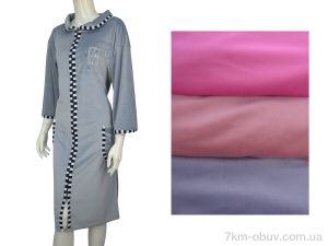 купить Banko Халат батал велюр 001-4 mix оптом