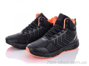 купить оптом Ok Shoes 1037 black-orange