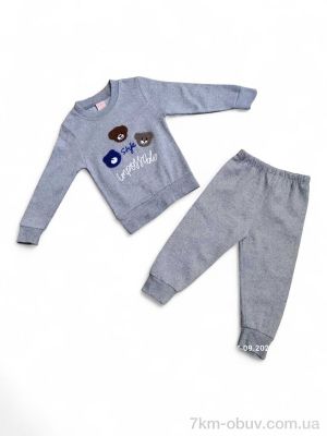 купить Kids-modnik 2515 сірий кофта-штани оптом