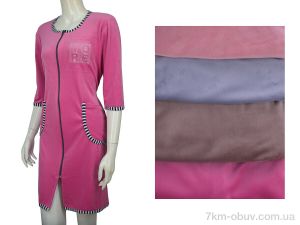 купить Banko Халат велюр 001-2 mix оптом