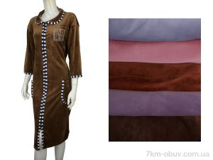 купить Banko Халат велюр 001-3 mix оптом