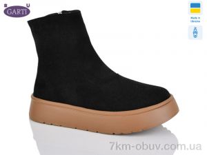 купить оптом Garti 445 чорний замш-корич
