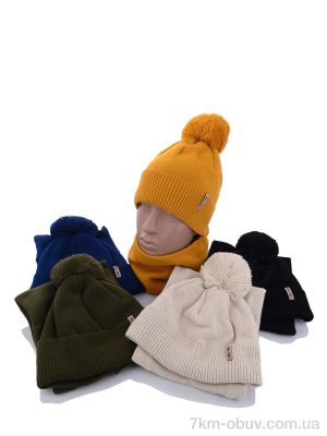 купить оптом STARK Набір шапка+баф mix