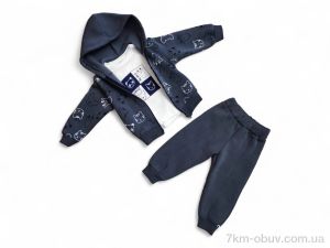 купить Kids-modnik 836 графітовий батнік-кофта-штани оптом